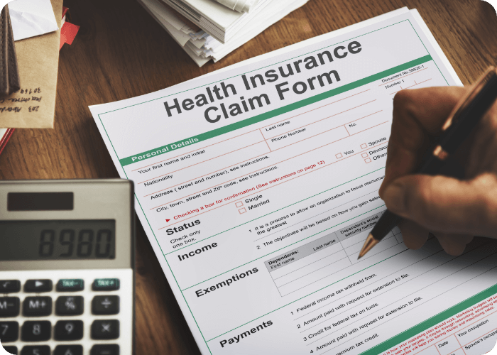 health-benefits-claim-benefits-form-concept